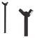 Farola Con Columna Exterior Acero Negro Lu Fc00002 - comprar online
