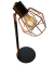 Velador Diamante Cobre Y Negro E27 Con Movimiento Vl00013 - comprar online
