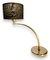 Lámpara De Mesa Arco Plateado Pantalla Negra Vl00051 - Laluz iluminacion