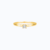 Anel Solitário Minimalista com Diamante de 10 Pontos - comprar online