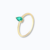 Anel em Ouro 18k com Esmeralda - Aquino Joias 18k