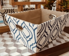 Caja forrada tela