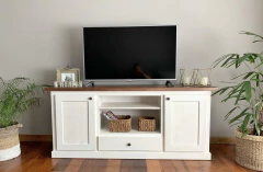 rack bajo TV laqueado combinado