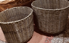 Porta maceta gris chico