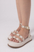 Imagem do PAPETE OFF WHITE COM ESFERAS OURO