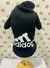 Adidog raças mini - roupinha pet moletom com capuz p/ cães. - Max Patinhas Petshop Online