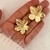 Brinco Flor Banhado em Ouro 18K - Gold - Firenze Joias