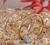 Bracelete de Strass Banhado em Ouro 18K - Gold