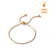 Pulseira Ajustável Fina Banhada em Ouro 18K - Gold - comprar online