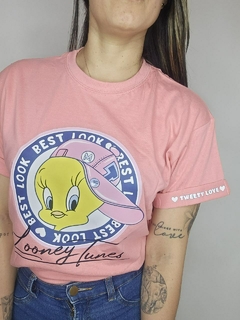 Camiseta dama estampada