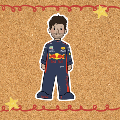 Daniel Ricciardo - RedBull Racing - comprar online