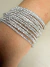 Conjunto Pulseiras Pedraria Cristal (12 und)
