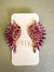 Brinco Carnaval Pedras Pink