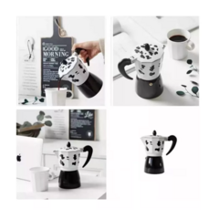 Cafetera 9 Tazas Italiana Diseño Vaquita en internet