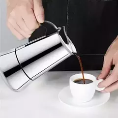 Cafetera Italiana Espresso 9 Tazas Acero - comprar online