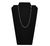 Cadena de plata 925 grosor 3 mm figaro, largos disponibles 50 cm, 55 cm, 60cm, 65 cm. SKU: C3MMFIGOE - Joyería Pantera Negra