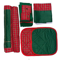 CONJUNTO ENXOVAL NATAL ELEGANTE 8 LUGARES