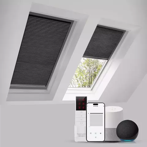 Sunroad - Persianas opacas motorizadas con energía solar hechas a medida - Pers