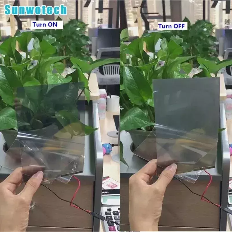 Ventana de privacidad eléctrica con control remoto, película Pdlc conmutable,