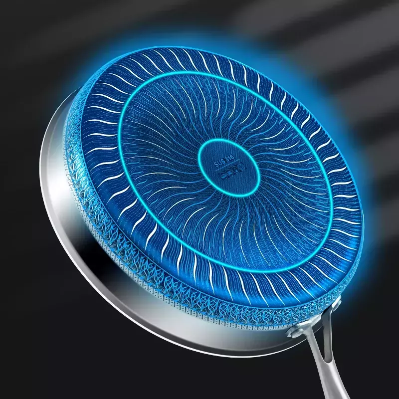 Sartén de acero inoxidable 316 de alta calidad, olla de panal de calentamiento