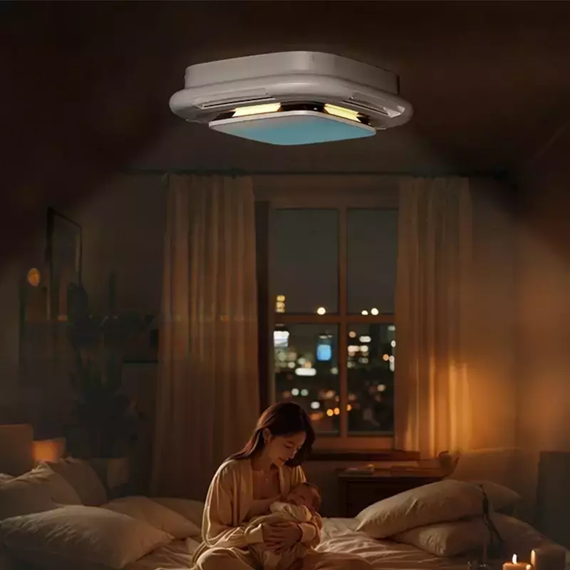 Artpad-ventilador de techo sin hojas con luz, ventilador sin aspas, espectro com