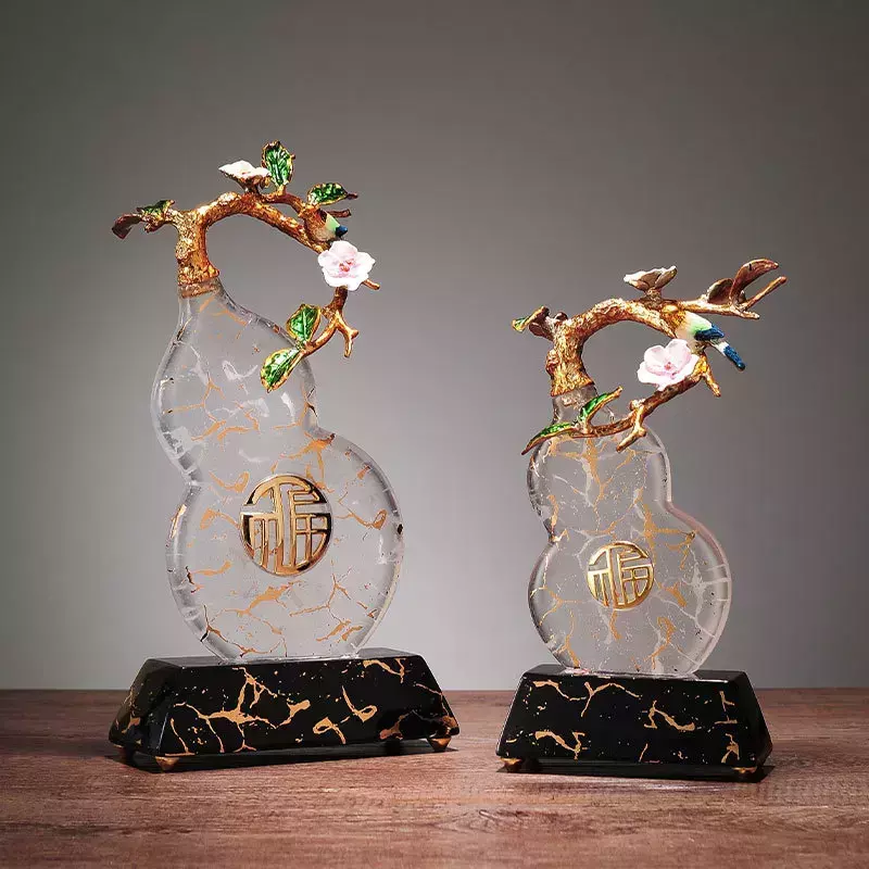 Adornos de calabaza, muebles chinos para el hogar, decoraciones para el salón,