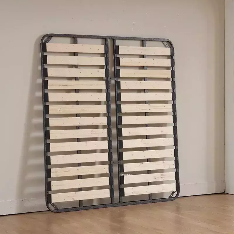 Bases y marco de cama doble, plataforma de tablón para exteriores, Tatami grues