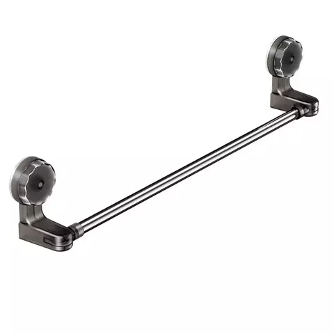 Toallero de pared con ventosa retráctil de 43-67cm, sin perforación, soporte p