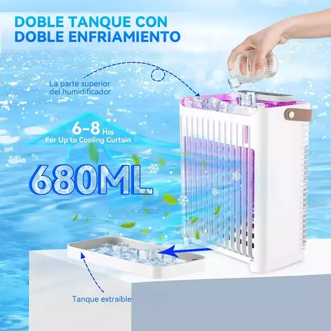 Aire acondicionado para habitación Humidificadores de mesa llenado superior par