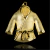Pingente Faixa Preta Banhado A Ouro 18k
