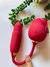 Vibrador em Formato de Rosa com Vai e Vem, Pulsação e 10 Modos de Vibração sexy import - comprar online