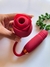 Vibrador em Formato de Rosa com Vai e Vem, Pulsação e 10 Modos de Vibração sexy import