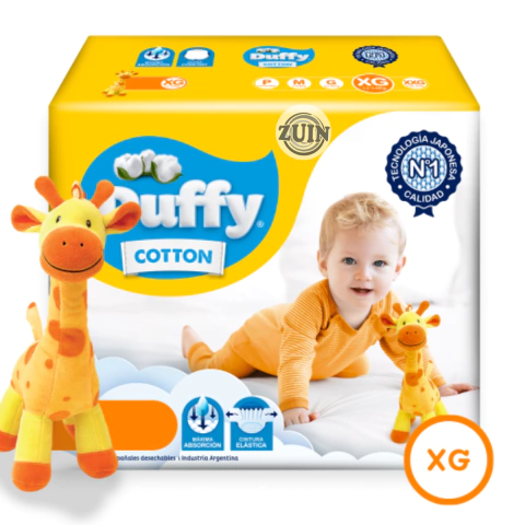 Pañales p/ bebé Extra Grande x28u (bulto 3 paq) Duffy