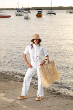 Wide Leg Mara Trousers - online store
