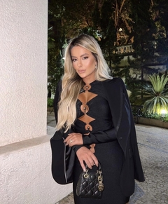 VESTIDO GLOSS BLACK LUXO - Liz Boutique Shop