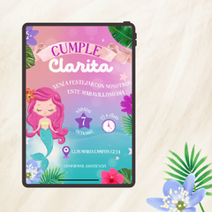 Invitación digital Cumple 34