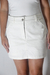 Short Saia Sarja - Branco