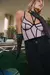 BODY CON ARO, TUL Y TERCIOPELO - AL2057E - comprar online