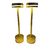 LAMPARA DOBLE RING GOLD