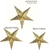 ESTRELLAS DECORATIVAS GOLD - Pack de 3 - comprar online