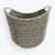 CANASTO DE RATTAN GRIS