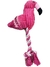 FLAMINGO DE PELUCIA E CORDA