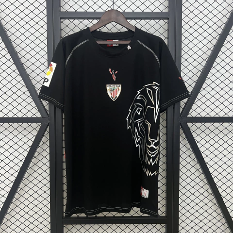 Camisa Athletic Bilbao Retro 05/08 - Masculina - Preta