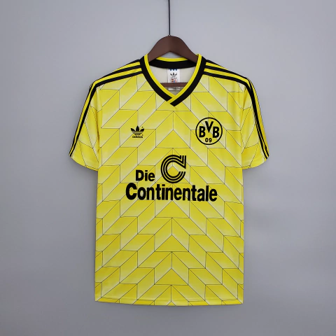 Camisa Borussia Dortmund Retro 1988 - Masculino - Amarelo - comprar online