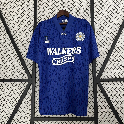 Camisa Leicester City Retro 92/94 - Masculino - Azul - comprar online