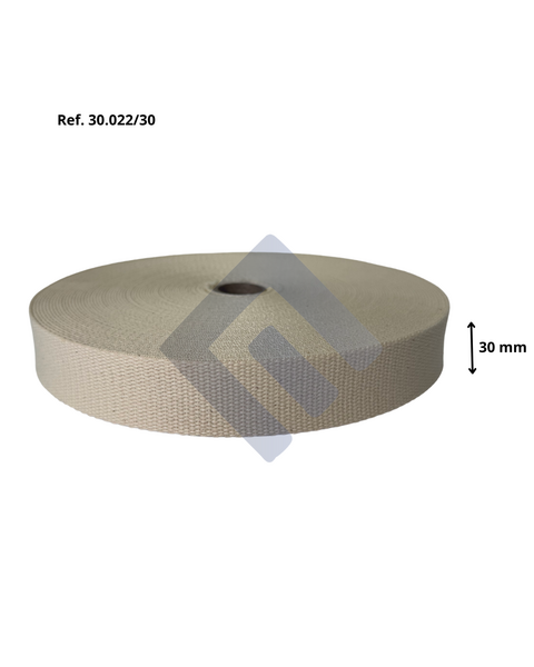 Alça 100% Algodão 30mm - Rolo de 25 Metros