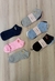 Medias - soquete estampado - pack x 3 - Hibiscus femme
