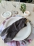 Imagen de Plato de sitio + porta cubiertos x4 - Flor