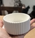 Cuenco Rayas Blanco - 8 cm