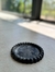 Plato Bubble Estucado negro y gris - 14cm - comprar online